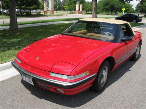 1990 Buick Reatta Convertible, Red with Tan Top and Interior, Rare ...