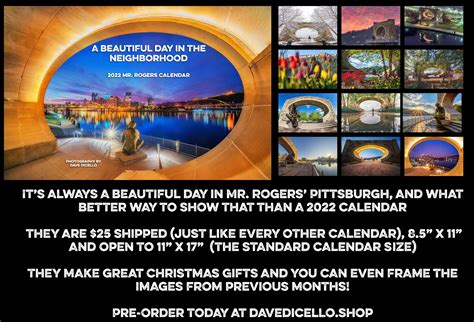 2022 Pittsburgh Mr. Rogers Calendar