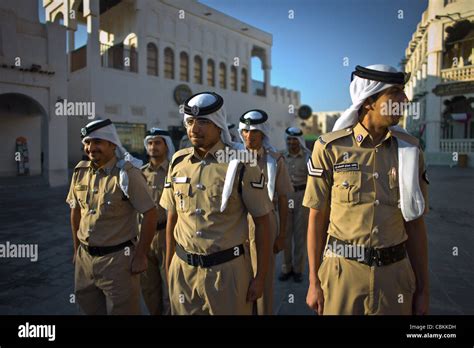 Doha , Qatar, But where is Tintin, Changing of the Police guard in Doha ...