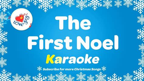 The First Noel Karaoke Lyrics