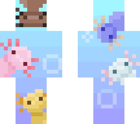 Axolotl Rp | Minecraft Skins