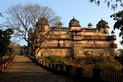 Orchha Palace, Fort, MP, India Stock Photo - Image of located, bundela: 170702642