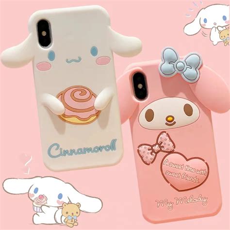 Cute Japan Cartoon Sanrio Cinnamoroll My Melody Soft Silicon Case Cover for iphone 6 6SPlus 7 ...