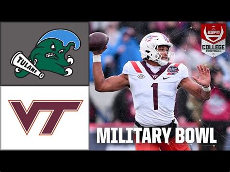 Military Bowl: Virginia Tech Hokies vs. Tulane Green Wave | Full Game ...