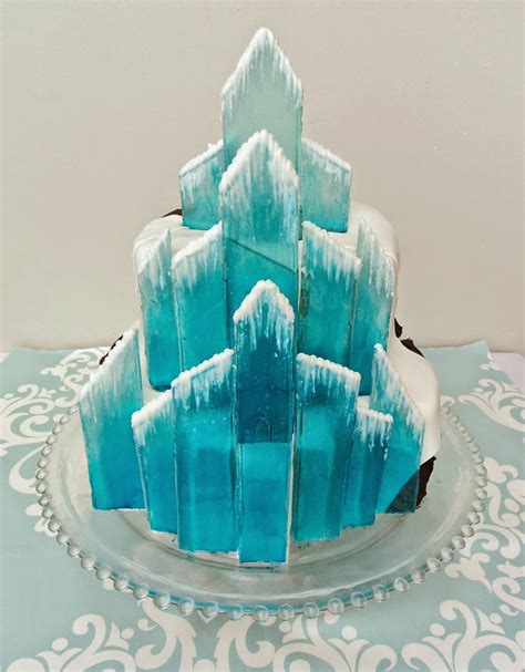 Delectable Cakes: "Frozen" Ice Castle Cake