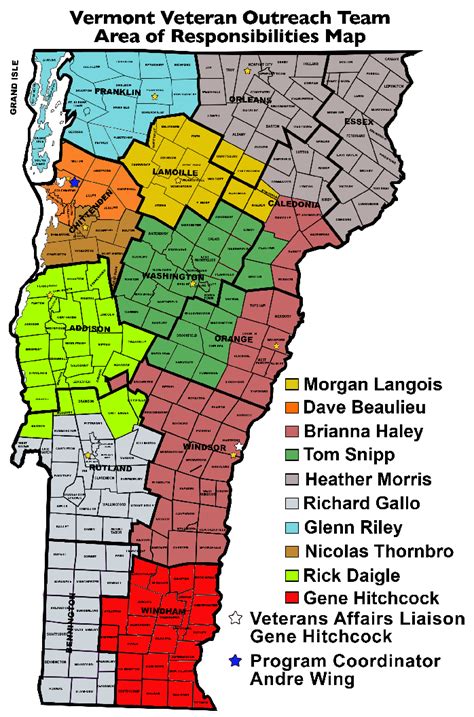 Vermont County Map Counties In Vermont County Map Map Political Map ...