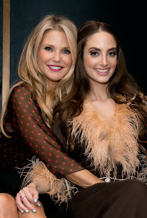 Christie Brinkley Poses With Daughter Alexa Ray Joel For A Totally Fashionable Family Photo Shoot