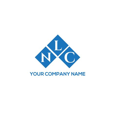 NLC letter logo design on WHITE background. NLC creative initials ...