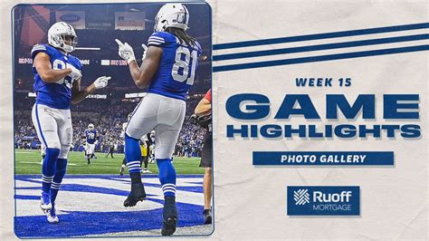 Game Highlights: Colts vs. Steelers, Week 15