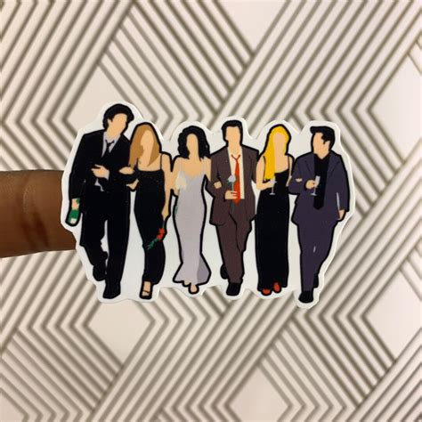 Friends Tv Show Sticker, Waterproof Stickers, 90s Sticker, Laptop ...