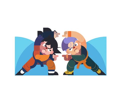 Cool Dragon Ball Z Vector GIF that will make you remember them