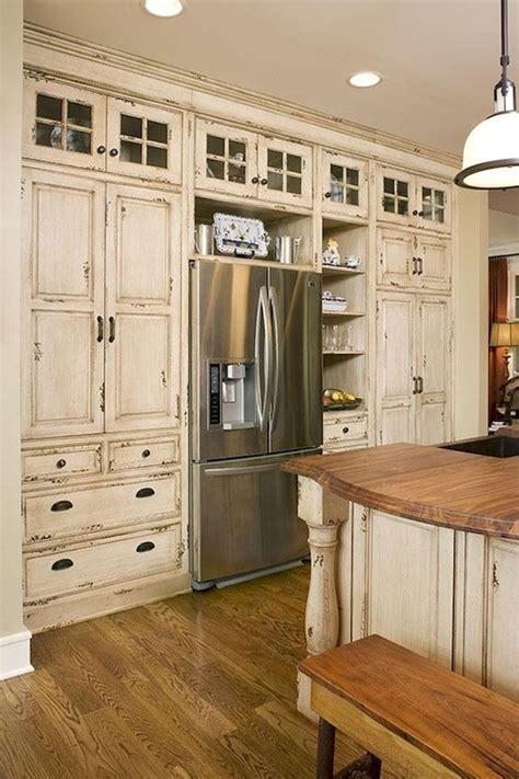 90 Rustic Kitchen Cabinets Farmhouse Style Ideas (77) | Farm style ...