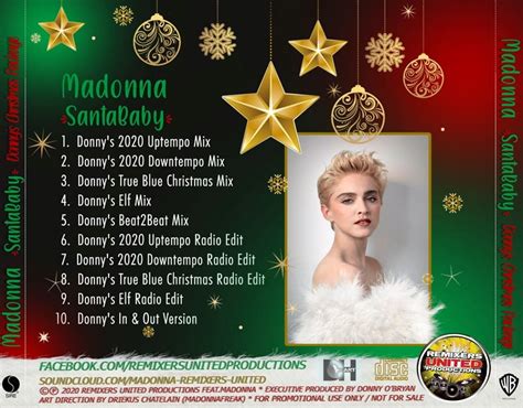 Madonna - Santa Baby (DONNY's Christmas Package) (REMIXES) (2020) CD ...