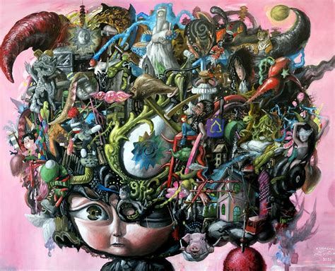 The Crowded Paintings of Kiatanan Iamchan - Randy Morehall