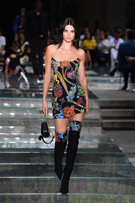 KENDALL JENNER at Versace Fashion Show at Milan Fashion Week 06/16/2018 ...