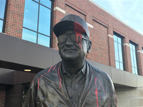 USAToday: - Bo Schembechler statue vandalized with red paint, pro ...