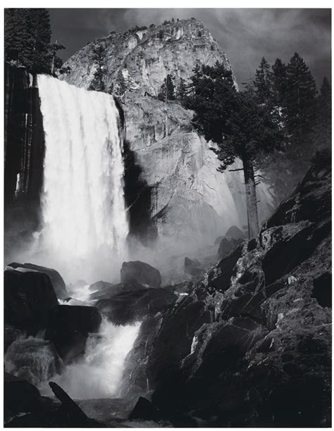 ANSEL ADAMS (1902–1984) , Vernal Fall, Yosemite Valley, California, c. 1948 | Christie's