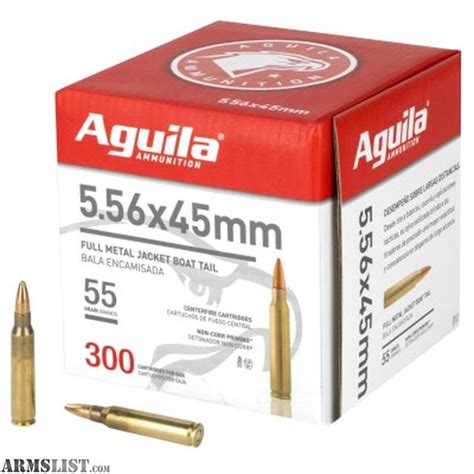 ARMSLIST - For Sale: Águila 5.56 Ammo 55gr