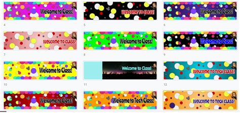 24 Google Classroom Banners: Free Custom Template