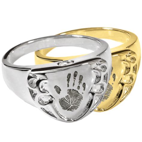 Cremation/Memorial Jewelry : Fingerprint Cremation Jewelry: