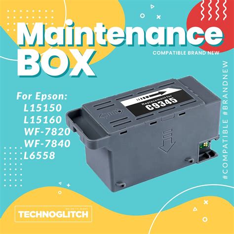 C9345 Maintenance Box for Epson EcoTank L15150 L6580 L15160 WorkForce 7820 | Shopee Philippines