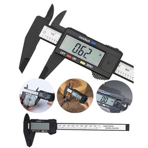 IDEKU Alat Ukur mm inch Jangka Sorong Sketmat Sigmat Digital Vernier Caliper Murah - Jangka ...