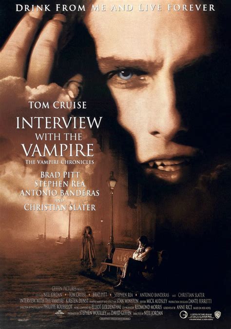 Interview with the Vampire Movie Poster - Classic 90's Vintage Poster ...