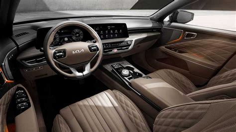 Kia K8 Cabin Revealed With Big Screens And Swanky Style