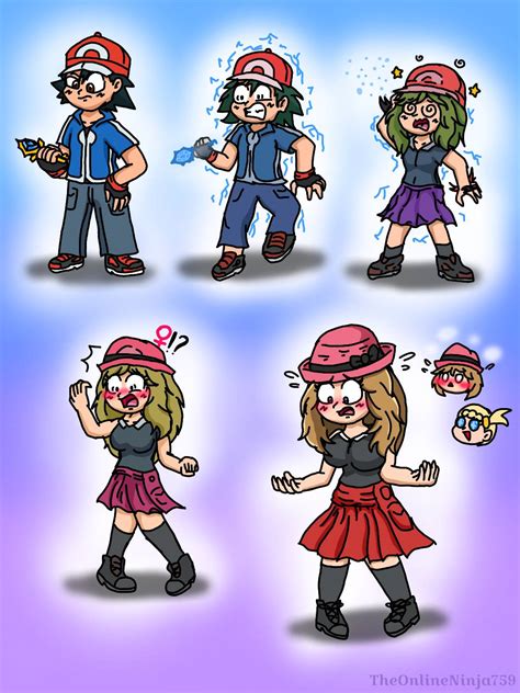 Ash to Serena TG sequence by TheOnlineNinja759 on DeviantArt