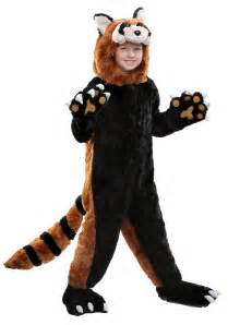 Child Cozy Red Panda Costume | Kid's Animal Costumes