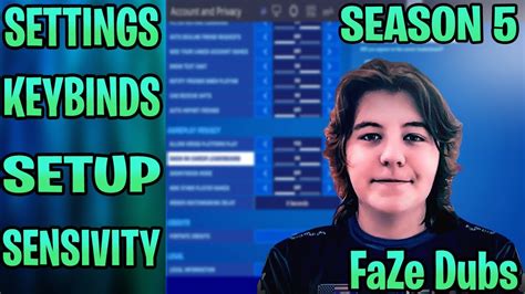 FaZe Dubs *NEW* God Settings Chapter 2 Season 5 ! - YouTube