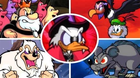 DuckTales Remastered - All Bosses (No Damage) - YouTube