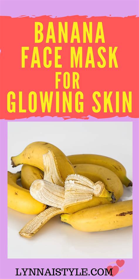 Banana peel face mask for glowing skin in 2020 (With images) | Glowing ...