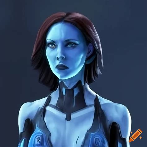 Cortana from the halo game series