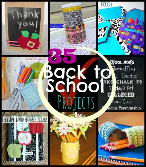 35 Back to School Crafts, Gifts and Project Ideas - Happy Hour Projects