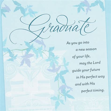 May the Lord Guide Your Future Religious Graduation Card - Greeting ...