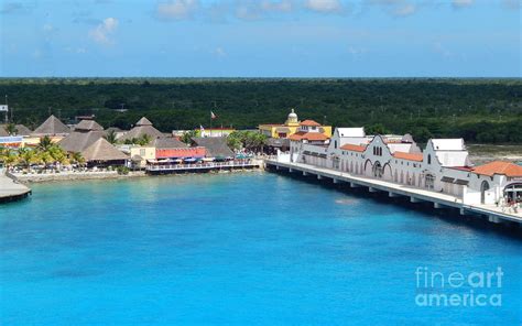 Port Of Puerta Maya Cozumel Mexico In The Yucatan Photograph by Michael Hoard - Fine Art America