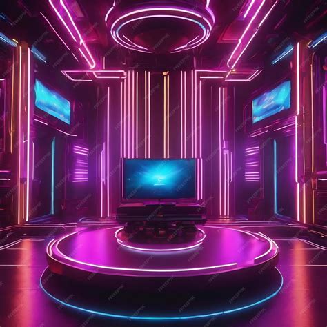 Premium AI Image | 3d illustration renderinggaming gamer background ...