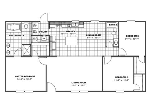 Clayton Mobile Home Floor Plans - Good Colors For Rooms