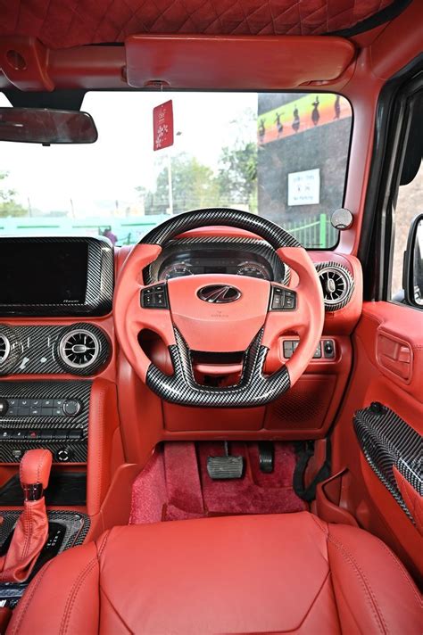 New Mahindra Thar Interior Modified: Autotrade Interior in 2022 | New ...