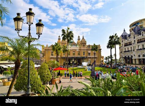 Casino Square, Place du Casino in Monte Carlo, Monaco Stock Photo - Alamy