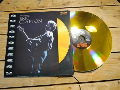 ERIC CLAPTON THE Cream Of Ld Pal Laserdisc Ex Cover Ex Original 1990 EUR 47,00 - PicClick FR
