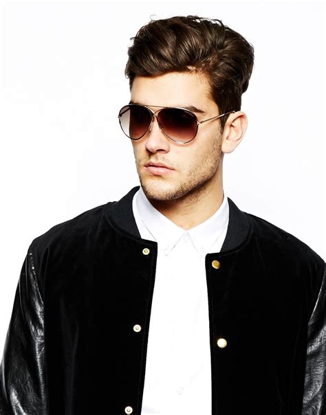 Tom ford Aviator Sunglasses in Metallic for Men | Lyst