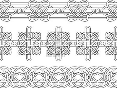 Celtic border pattern seamless stencil set | Celtic border, Celtic patterns, Celtic designs