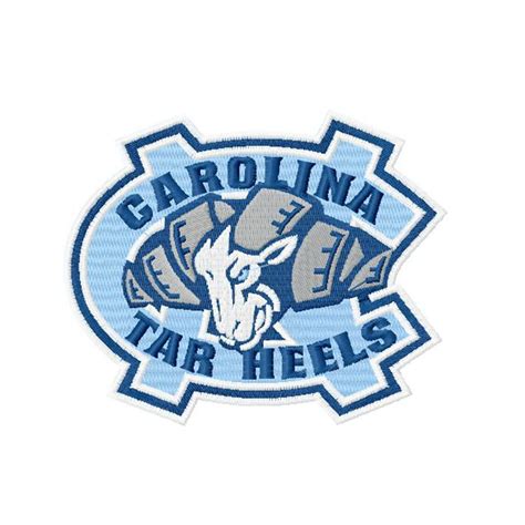 North Carolina Tar Heels embroidery design INSTANT download