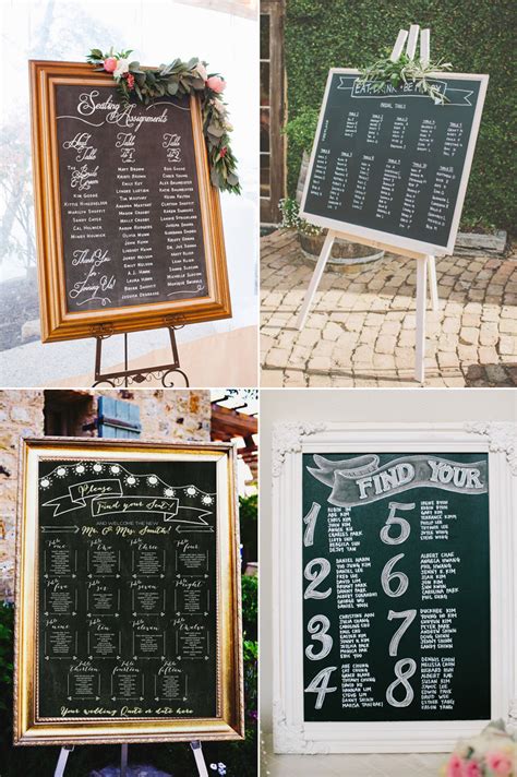 32 Creative Reception Seating Chart and Place Card Ideas Your Guests Will Love! - Praise Wedding