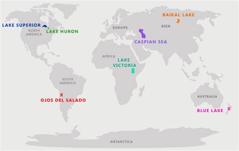 Lakes of the World | The 7 Continents | Continents, Lake, 7 continents