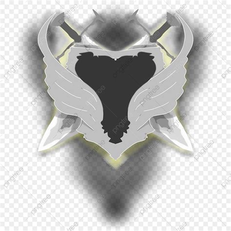 Shield Emblem Vector Hd Images, Png Shield Shaped Guild Emblem And Two ...