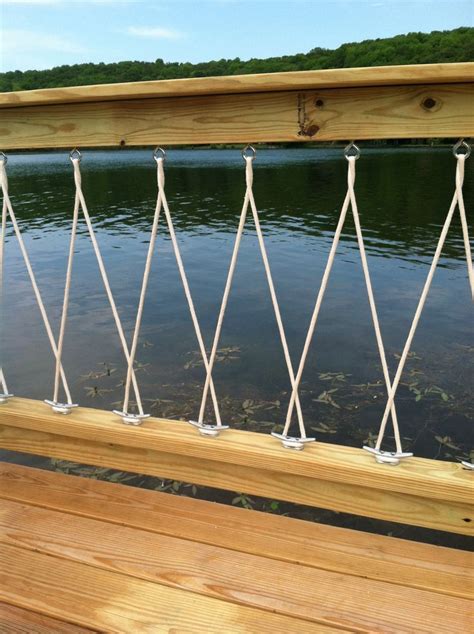 Resultado de imagen de diy rope railing | Deck railing design, Beach ...