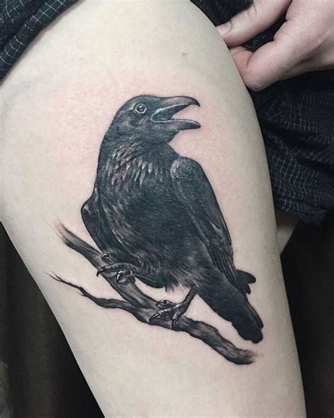 do not like | Raven tattoo, Tattoos, Crow tattoo